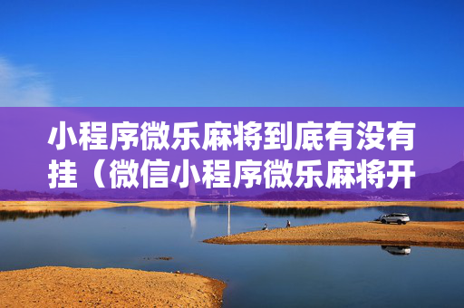 小程序微乐麻将到底有没有挂（微信小程序微乐麻将开挂方法）