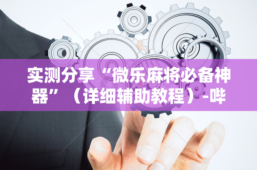 实测分享“微乐麻将必备神器”（详细辅助教程）-哔哩哔哩