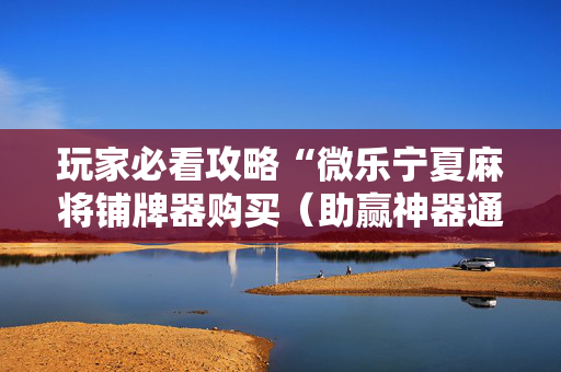 玩家必看攻略“微乐宁夏麻将铺牌器购买（助赢神器通用版）
