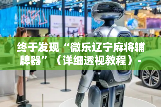 终于发现“微乐辽宁麻将辅牌器”（详细透视教程）-哔哩哔哩