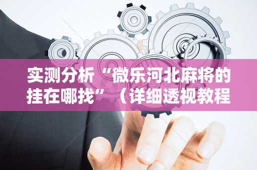 实测分析“微乐河北麻将的挂在哪找”（详细透视教程）-哔哩哔哩