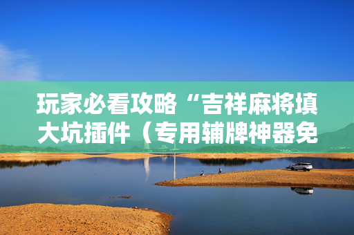 玩家必看攻略“吉祥麻将填大坑插件（专用辅牌神器免安装）