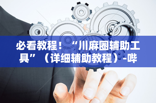 必看教程！“川麻圈辅助工具”（详细辅助教程）-哔哩哔哩