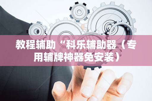 教程辅助“科乐辅助器（专用辅牌神器免安装）