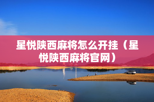 星悦陕西麻将怎么开挂（星悦陕西麻将官网）