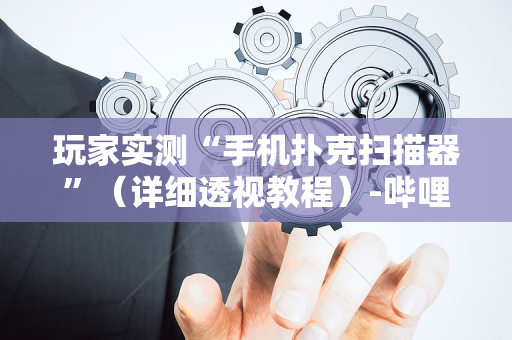 玩家实测“手机扑克扫描器”（详细透视教程）-哔哩哔哩