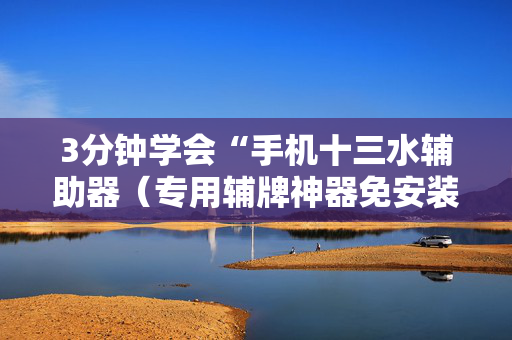 3分钟学会“手机十三水辅助器（专用辅牌神器免安装）