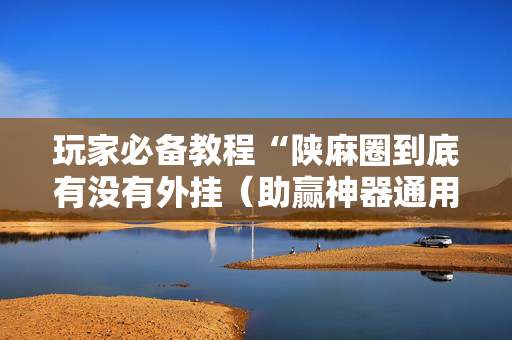 玩家必备教程“陕麻圈到底有没有外挂（助赢神器通用版）
