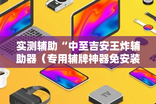 实测辅助“中至吉安王炸辅助器（专用辅牌神器免安装）
