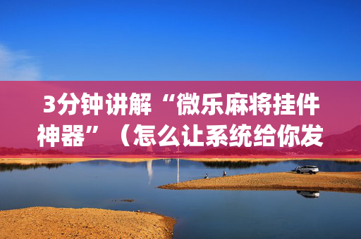 3分钟讲解“微乐麻将挂件神器”（怎么让系统给你发好牌)
