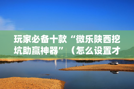玩家必备十款“微乐陕西挖坑助赢神器”（怎么设置才能赢)