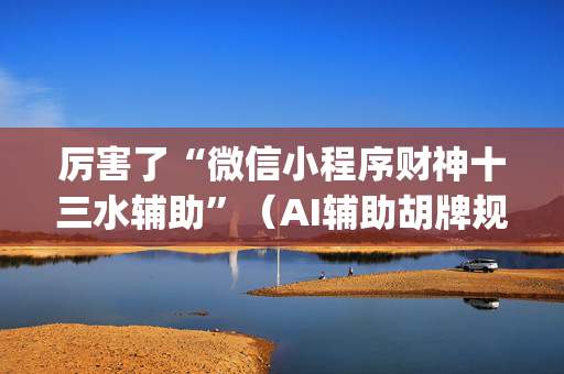 厉害了“微信小程序财神十三水辅助”（AI辅助胡牌规则)
