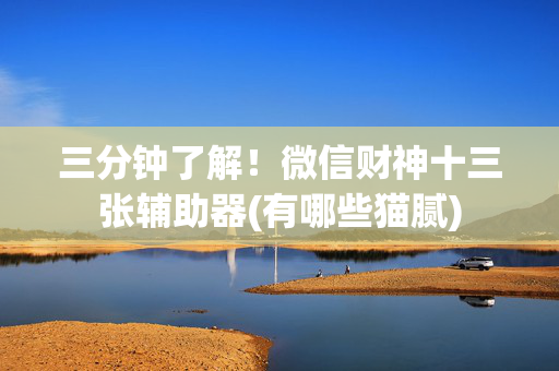 三分钟了解！微信财神十三张辅助器(有哪些猫腻)