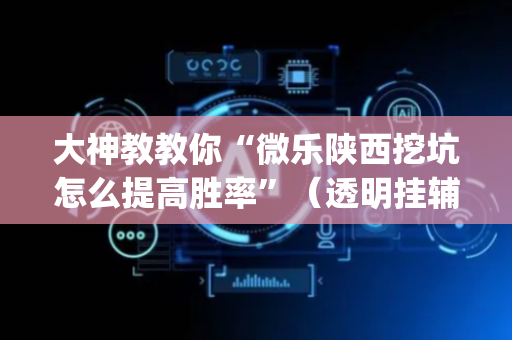 大神教教你“微乐陕西挖坑怎么提高胜率”（透明挂辅助器)