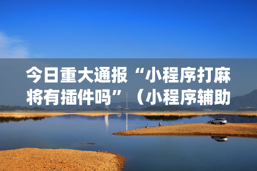 今日重大通报“小程序打麻将有插件吗”（小程序辅助软件)