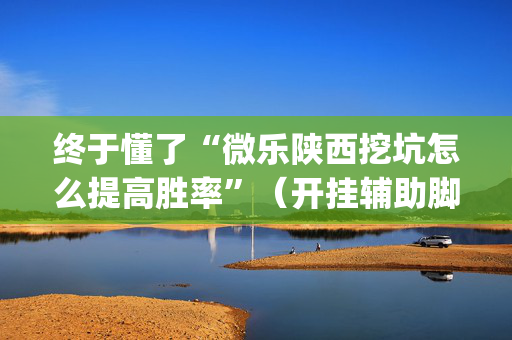 终于懂了“微乐陕西挖坑怎么提高胜率”（开挂辅助脚本)