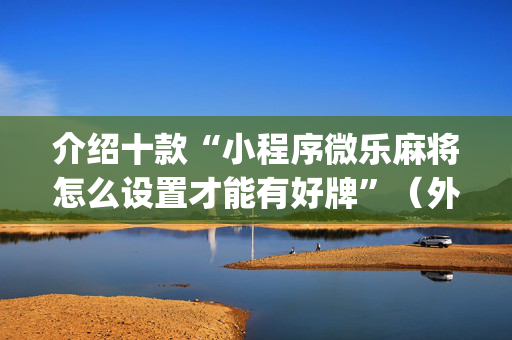 介绍十款“小程序微乐麻将怎么设置才能有好牌”（外辅工具)