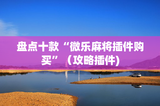 盘点十款“微乐麻将插件购买”（攻略插件)