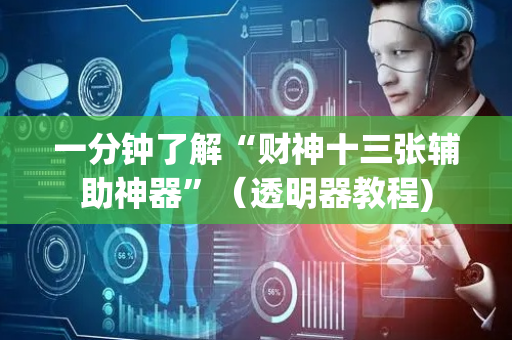 一分钟了解“财神十三张辅助神器”（透明器教程)