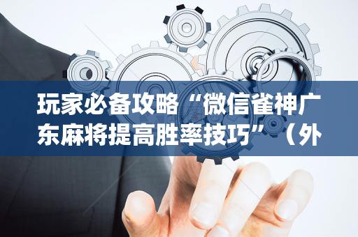 玩家必备攻略“微信雀神广东麻将提高胜率技巧”（外辅工具)