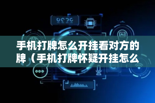 手机打牌怎么开挂看对方的牌（手机打牌怀疑开挂怎么查）