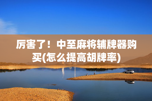 厉害了！中至麻将辅牌器购买(怎么提高胡牌率)