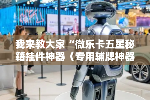 我来教大家“微乐卡五星秘籍挂件神器（专用辅牌神器免安装）