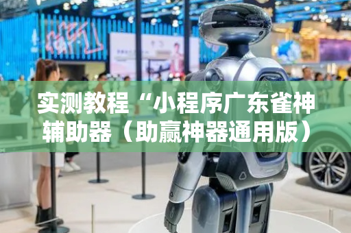 实测教程“小程序广东雀神辅助器（助赢神器通用版）