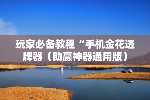 玩家必备教程“手机金花透牌器（助赢神器通用版）