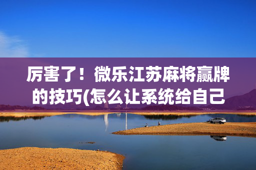 厉害了！微乐江苏麻将赢牌的技巧(怎么让系统给自己好牌)