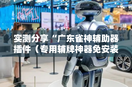 实测分享“广东雀神辅助器插件（专用辅牌神器免安装）