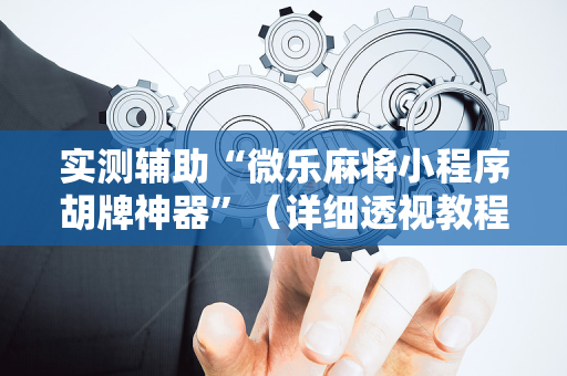 实测辅助“微乐麻将小程序胡牌神器”（详细透视教程）-哔哩哔哩