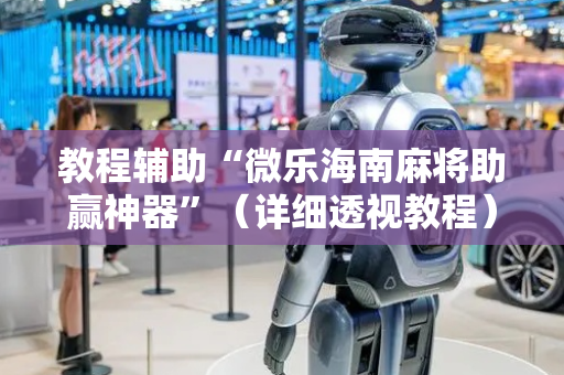 教程辅助“微乐海南麻将助赢神器”（详细透视教程）-哔哩哔哩