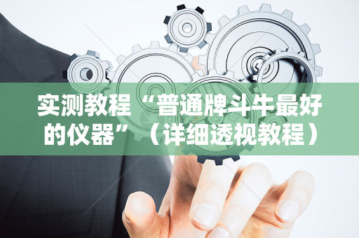实测教程“普通牌斗牛最好的仪器”（详细透视教程）-哔哩哔哩