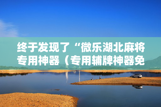 终于发现了“微乐湖北麻将专用神器（专用辅牌神器免安装）
