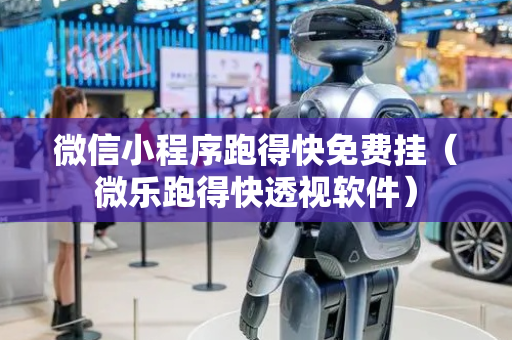 微信小程序跑得快免费挂（微乐跑得快透视软件）