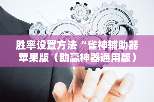 胜率设置方法“雀神辅助器苹果版（助赢神器通用版）