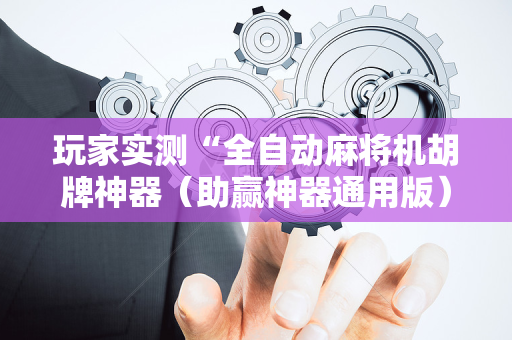 玩家实测“全自动麻将机胡牌神器（助赢神器通用版）