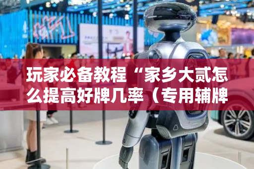 玩家必备教程“家乡大贰怎么提高好牌几率（专用辅牌神器免安装）