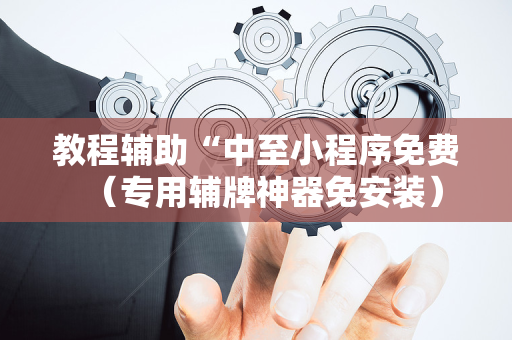 教程辅助“中至小程序免费（专用辅牌神器免安装）