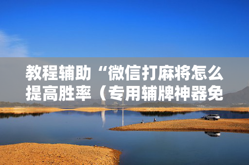 教程辅助“微信打麻将怎么提高胜率（专用辅牌神器免安装）