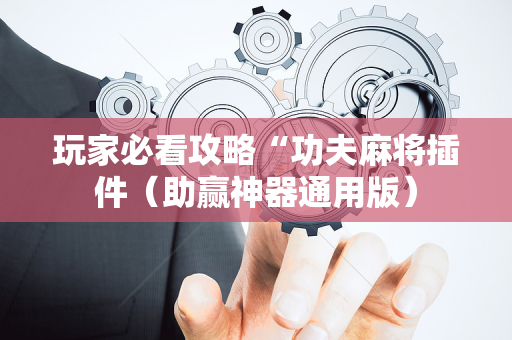 玩家必看攻略“功夫麻将插件（助赢神器通用版）