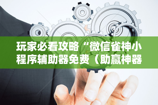 玩家必看攻略“微信雀神小程序辅助器免费（助赢神器通用版）