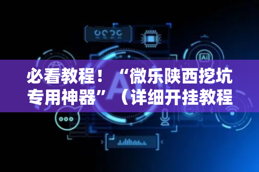 必看教程！“微乐陕西挖坑专用神器”（详细开挂教程）-哔哩哔哩