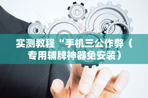 实测教程“手机三公作弊（专用辅牌神器免安装）