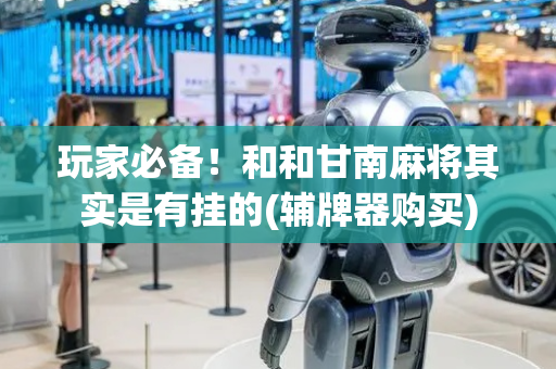 玩家必备！和和甘南麻将其实是有挂的(辅牌器购买)
