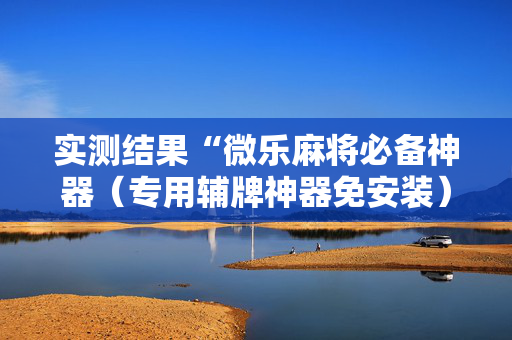 实测结果“微乐麻将必备神器（专用辅牌神器免安装）