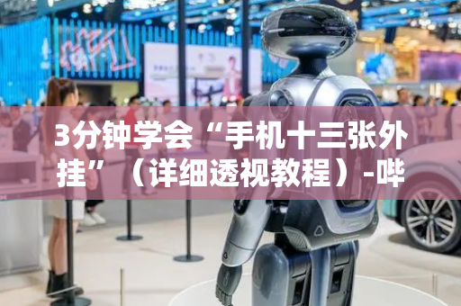 3分钟学会“手机十三张外挂”（详细透视教程）-哔哩哔哩