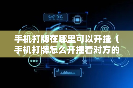手机打牌在哪里可以开挂（手机打牌怎么开挂看对方的牌）