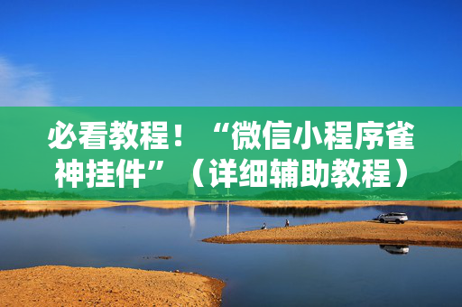必看教程！“微信小程序雀神挂件”（详细辅助教程）-哔哩哔哩